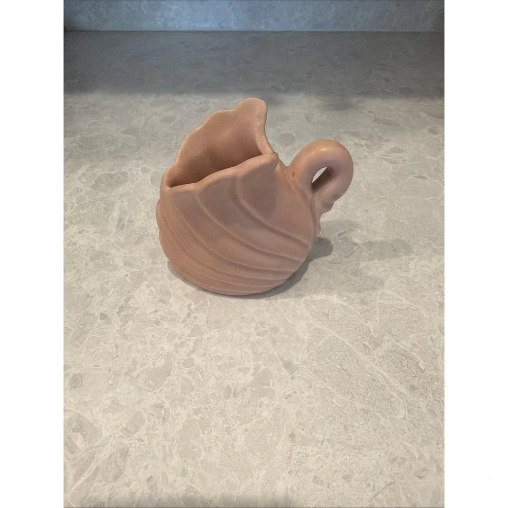 Small Pink Swan, MCM Planter/vase.